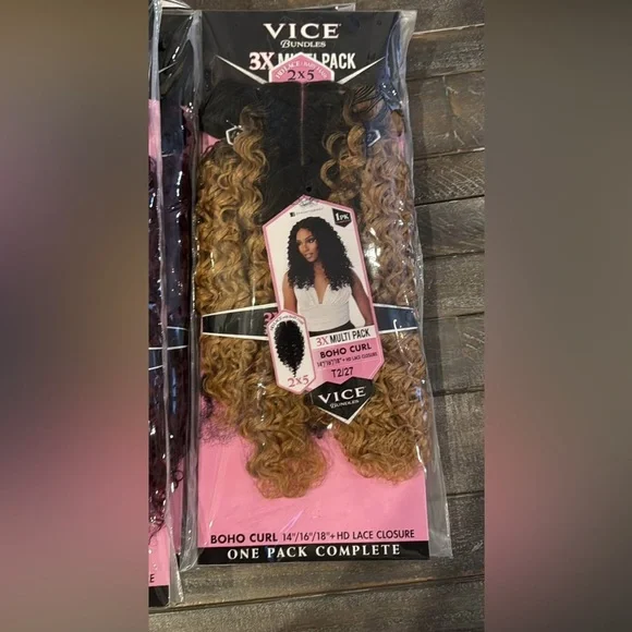 NEW! HAIR Extensions VICE BUNDLES
BRAND NEW 3X Multipack - Picture 2 of 3